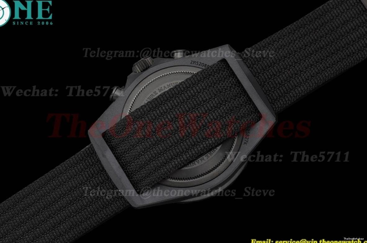 M+F Pelagos TI Chrono Black FXD NY Car A7750 43mm Dial 0119